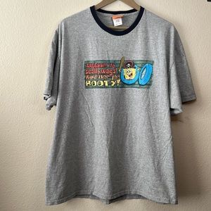 Adult SpongeBob graphic T-shirt